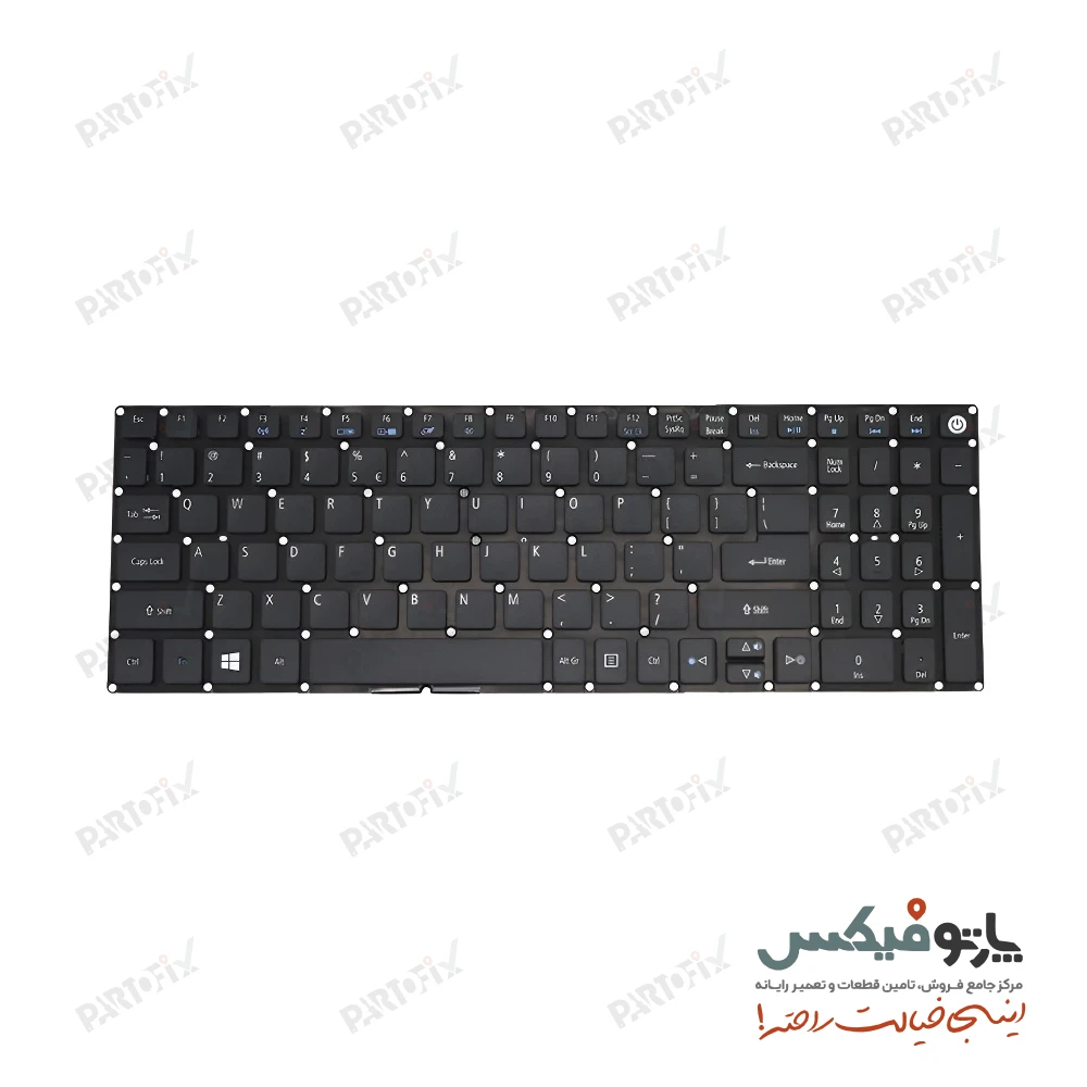 کیبورد لپ تاپ ایسر A315 بدون بک لایت